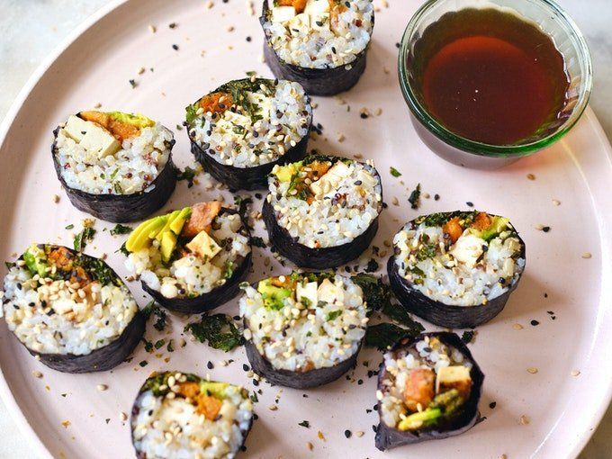 sushi vegano