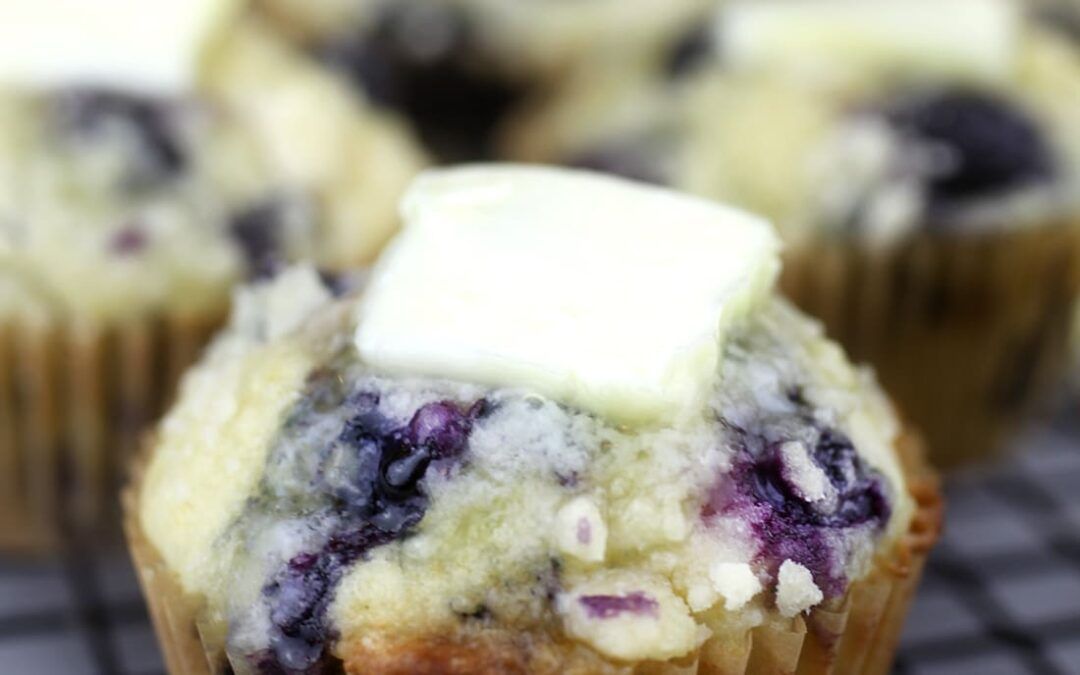 Muffins de arándanos