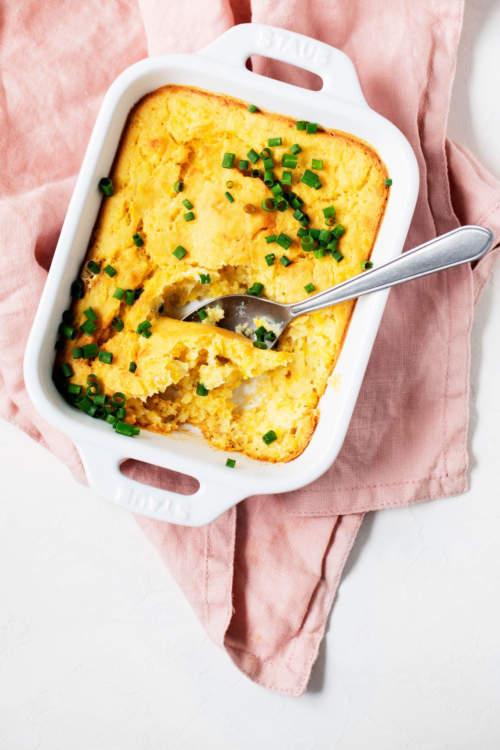 Pudín de maíz vegano
