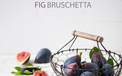 Receta de Bruschetta de higos con puré de higos y ricotta
