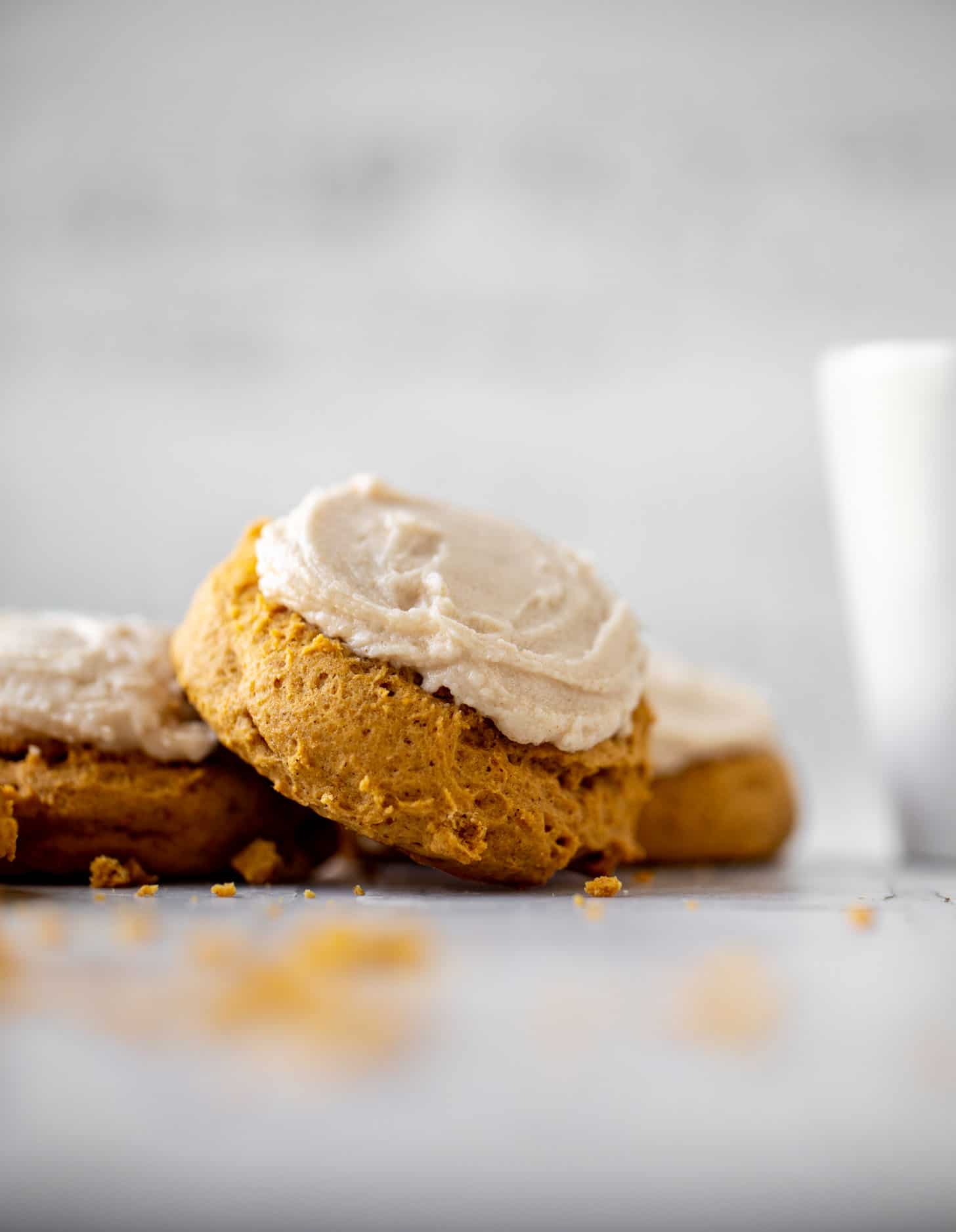 Receta de galletas de calabaza: galletas de calabaza heladas con mantequilla marrón