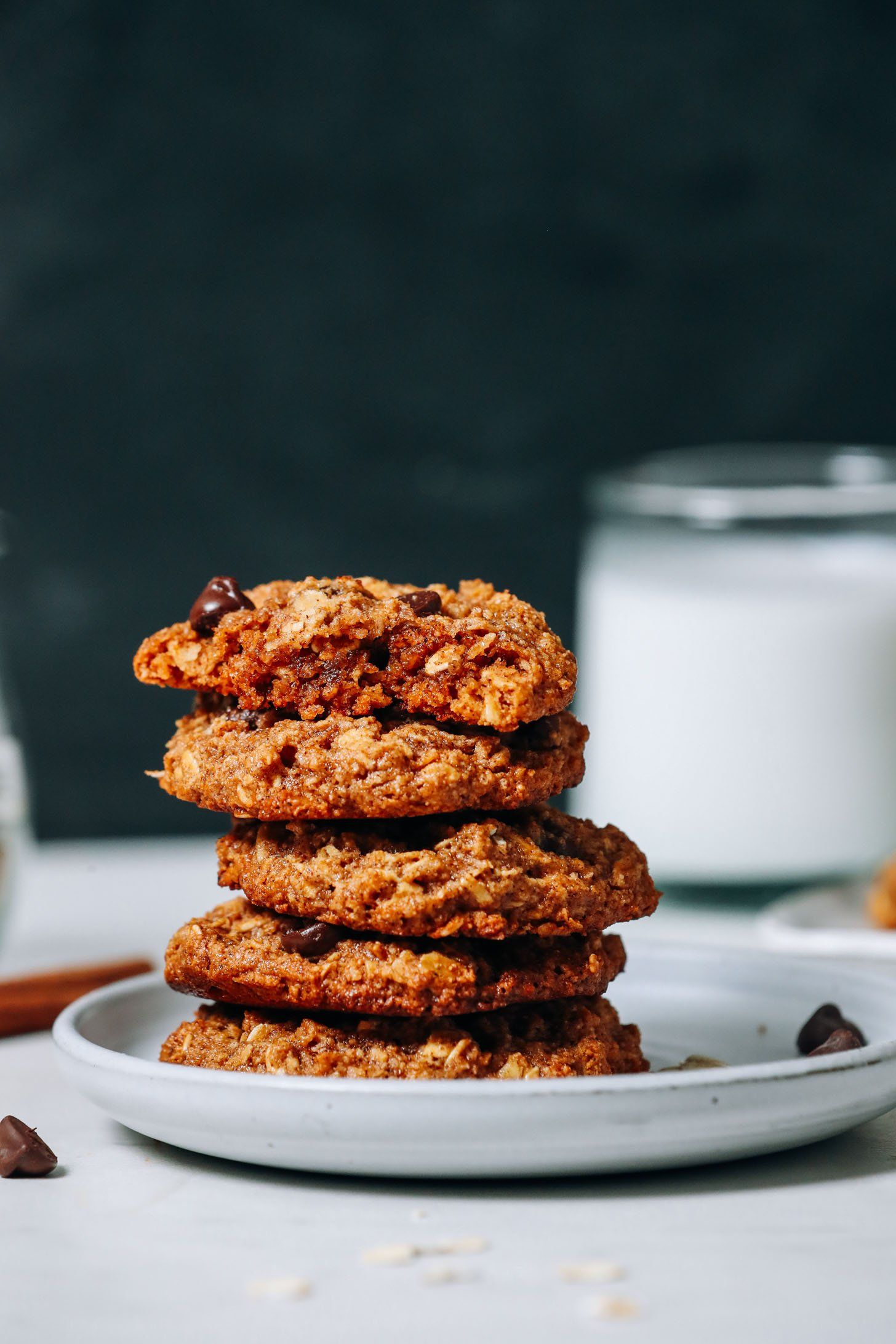 Galletas de calabaza con chispas de chocolate