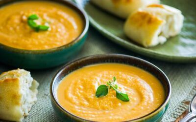 Receta de sopa de camote al horno para la sopa de camote navideña