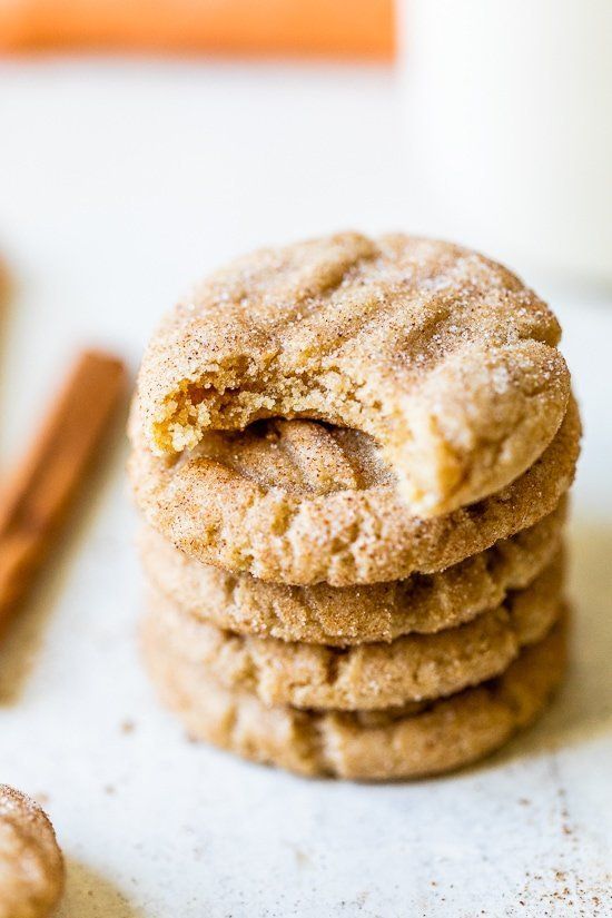 Snickerdoodles de calabaza flacos