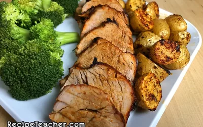Asado de lomo de cerdo Air Fryer