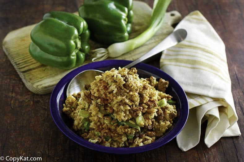 Arroz cajún de Popeye