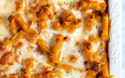 Ziti horneado con queso extra