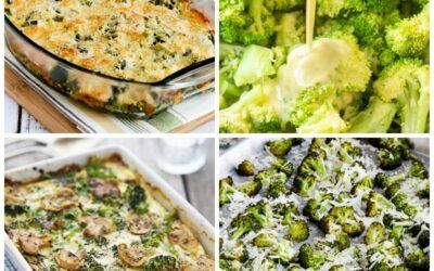 Guarniciones de brócoli cetogénicas y bajas en carbohidratos
