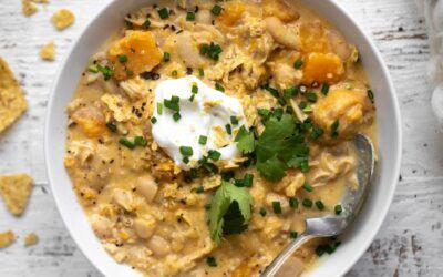 Chili de pollo blanco con butternut – Chili de pollo blanco con calabaza butternut