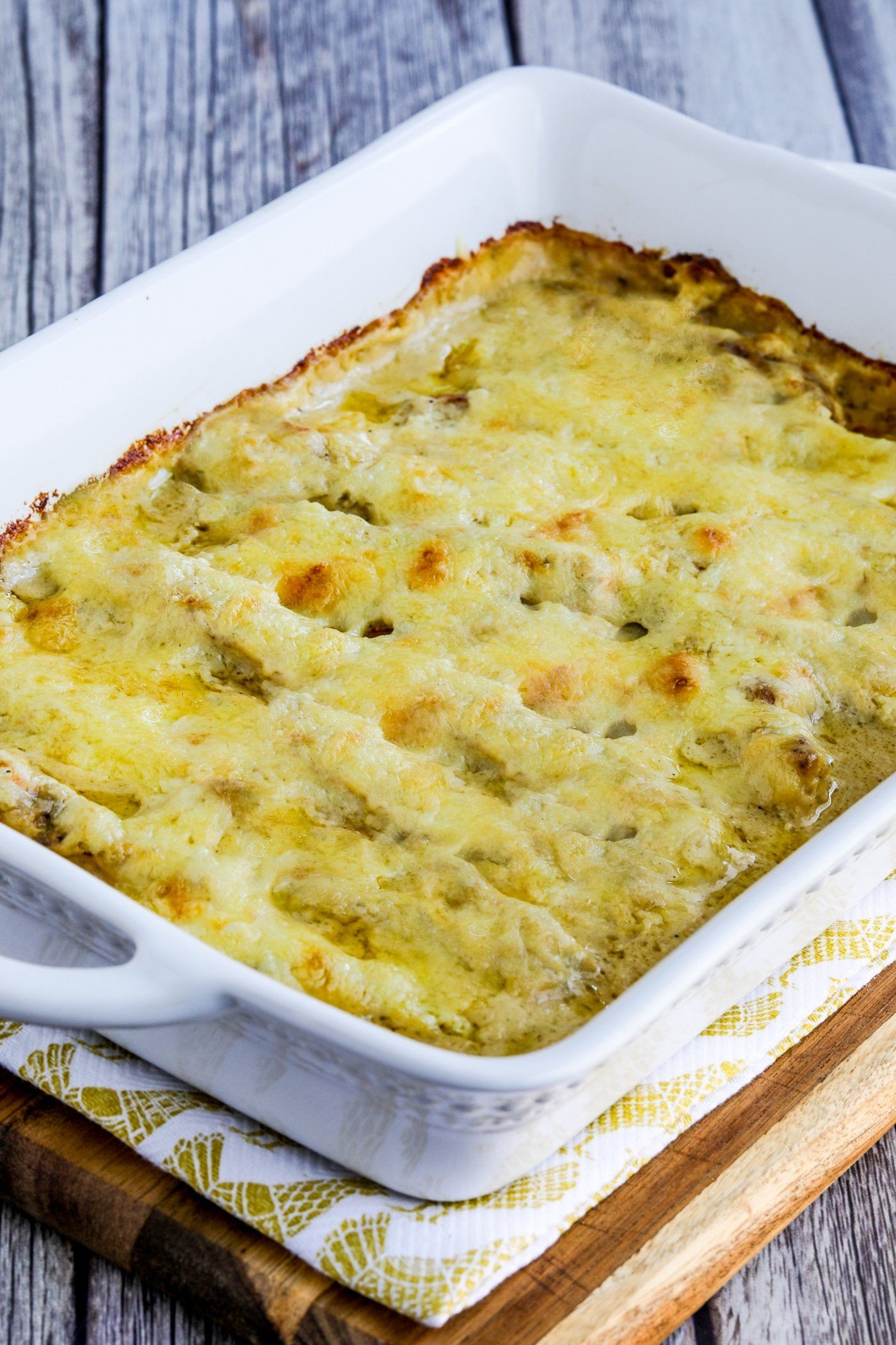 Pollo al horno con crema agria