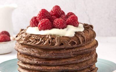 Receta de panqueques de chocolate