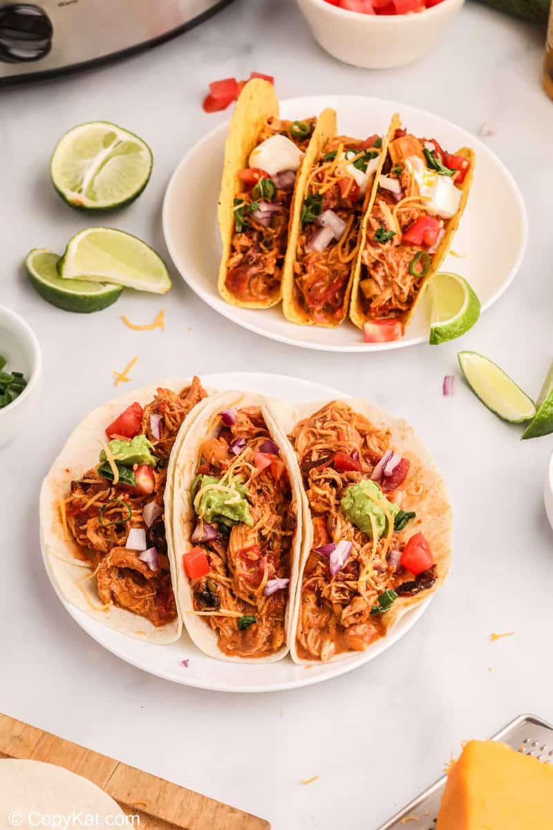 Tacos de pollo Crockpot