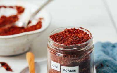 Polvo de chile casero