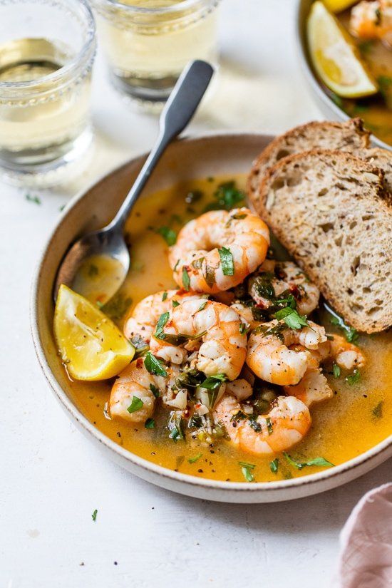 Receta de camarones borrachos