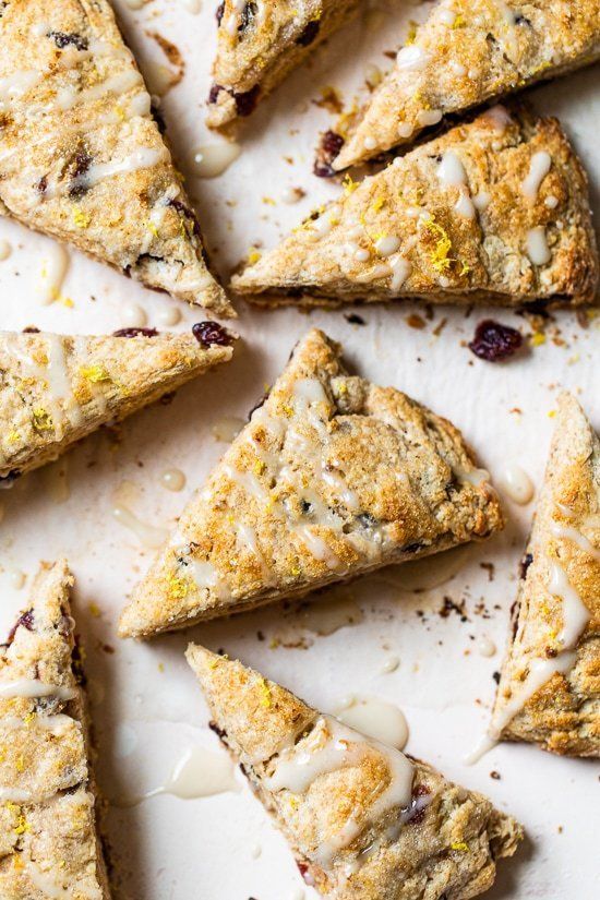 Scones de limón y arándano