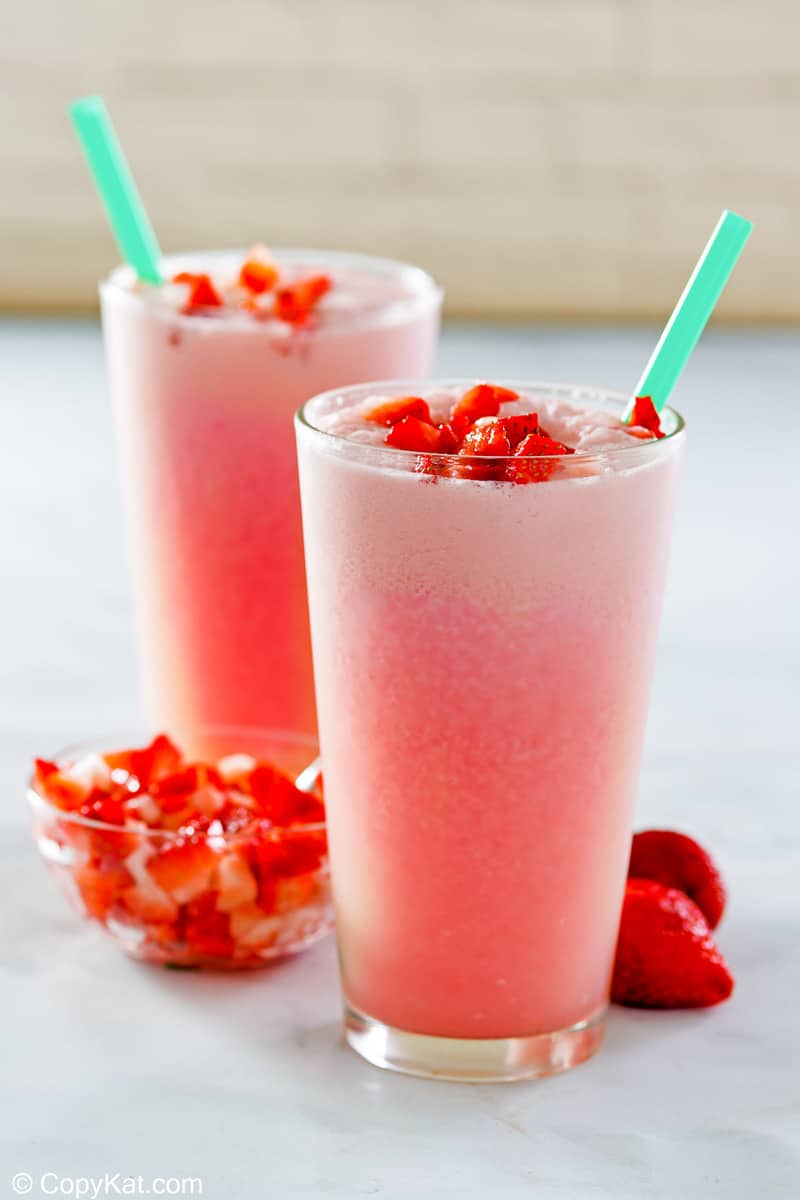 Receta de bebida rosa de Starbucks