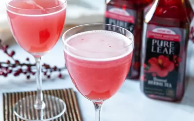 Receta Cóctel Ahumado Hibisco