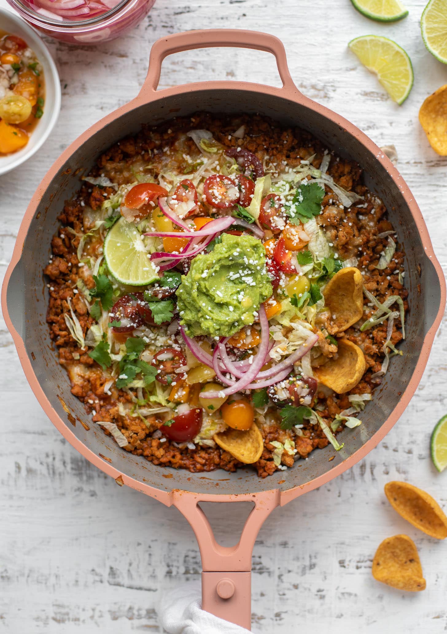 Sartén para tacos de pavo – Sartén rápida para tacos de pavo y nachos