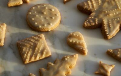 Galletas de azúcar de trigo integral simples