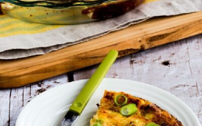 Quiche Lorraine de queso sin corteza