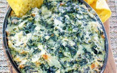 Dip de espinacas Cheddars Santa Fe