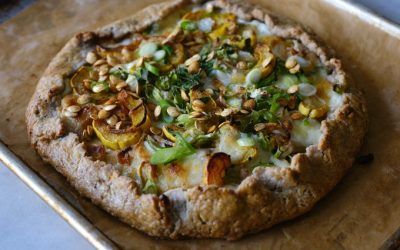 Galette de Masa Madre con Calabaza Delicata