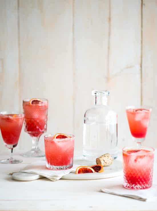 Receta de cóctel Blood Orange Gin and Tonic
