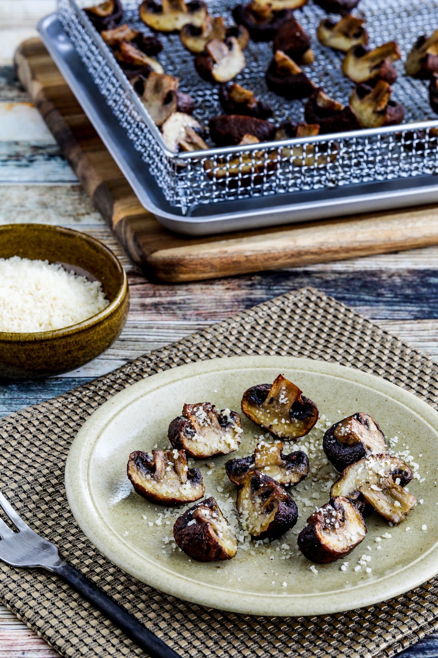 Hongos asados Air Fryer