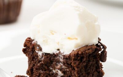 Cupcakes de chocolate decadente sin harina