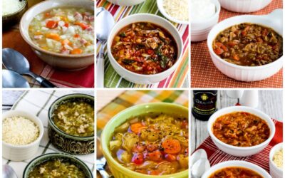 Sopas bajas en carbohidratos y cetogénicas con repollo