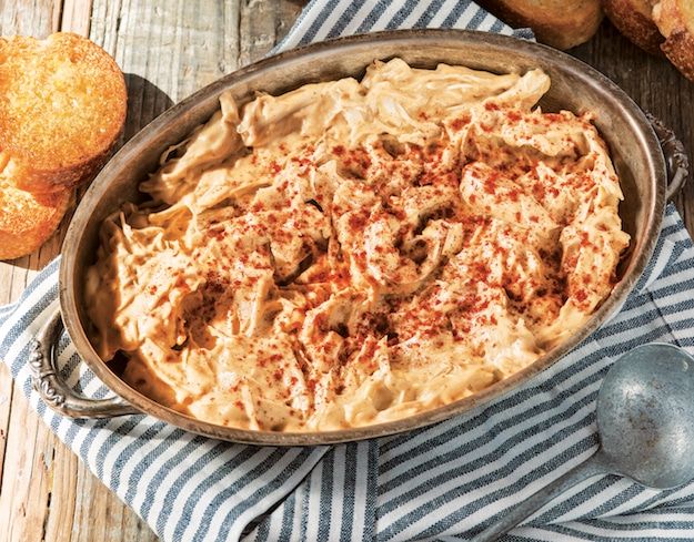 Dip vegano de cangrejo y yaca |  Rico y cremoso