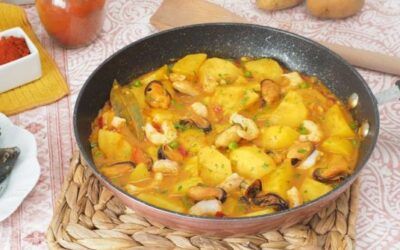 Patatas guisada a la marinera