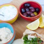 Souvlaki Chipriota, Tzatziki + Pan Pitta
