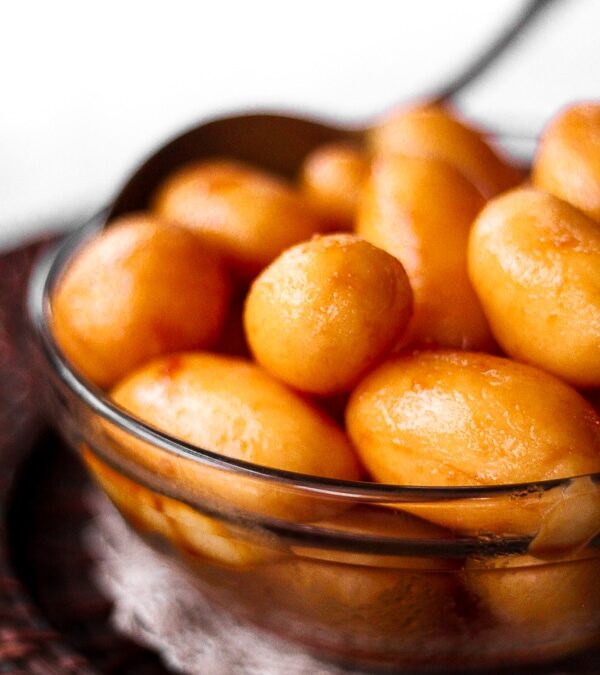 Papas Doradas Danesas (Patatas Doradas Caramelizadas)