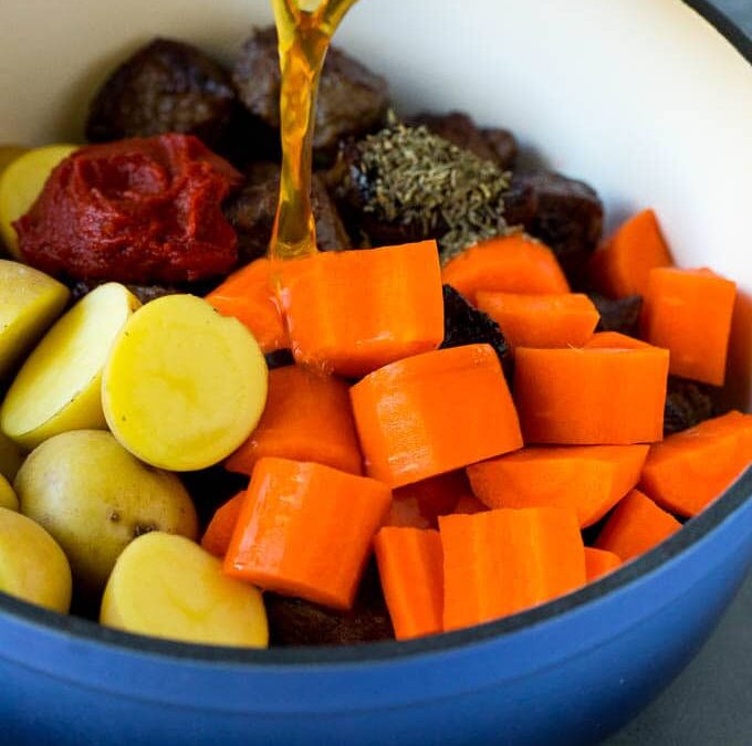 Receta de estofado irlandés